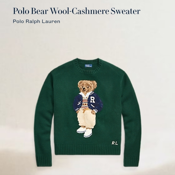 NWT Polo Ralph Lauren Wool-Cashmere Sweater - Picture 4 of 6